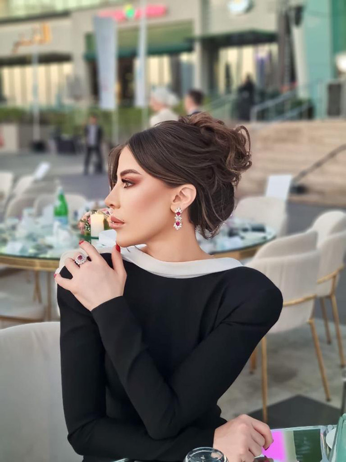 Mayssa Assaf Styling Sina Hamed for the EmiGala Awards Ceremony 2023